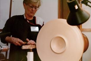 In the turning studio
